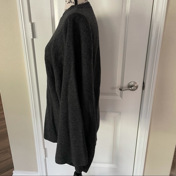 COS Dark Gray Kimono Inspired Wool Sweater - Picture 8 of 12